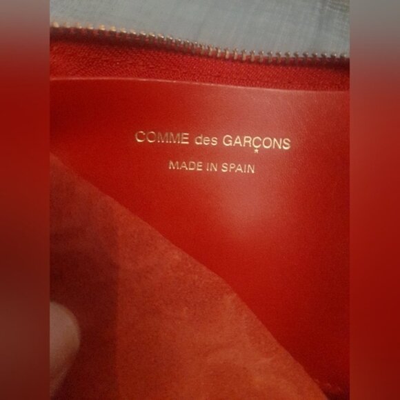 COMME des GARCONS Embossed Red wallet - Picture 6 of 13